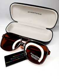 Modne okulary przeciwsłoneczne damskie marki Polarzone nowe