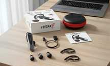 Feegar BF400 PRO słuchawka Bluetooth dla biura auta długa bateria 30 h