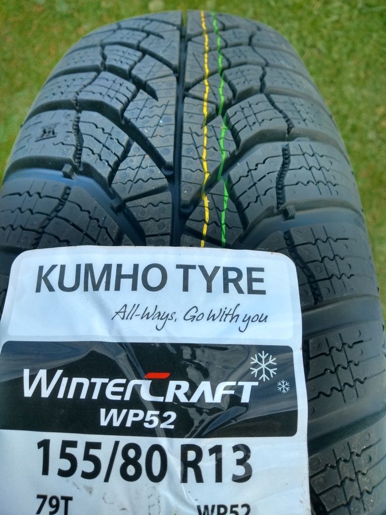 Nowe opony zimowe Kumho 155/80R13. MONTAŻ GRATIS !!!