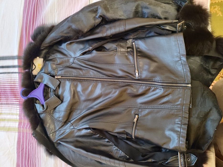 Жилетка з песця довга 48-50розмір.