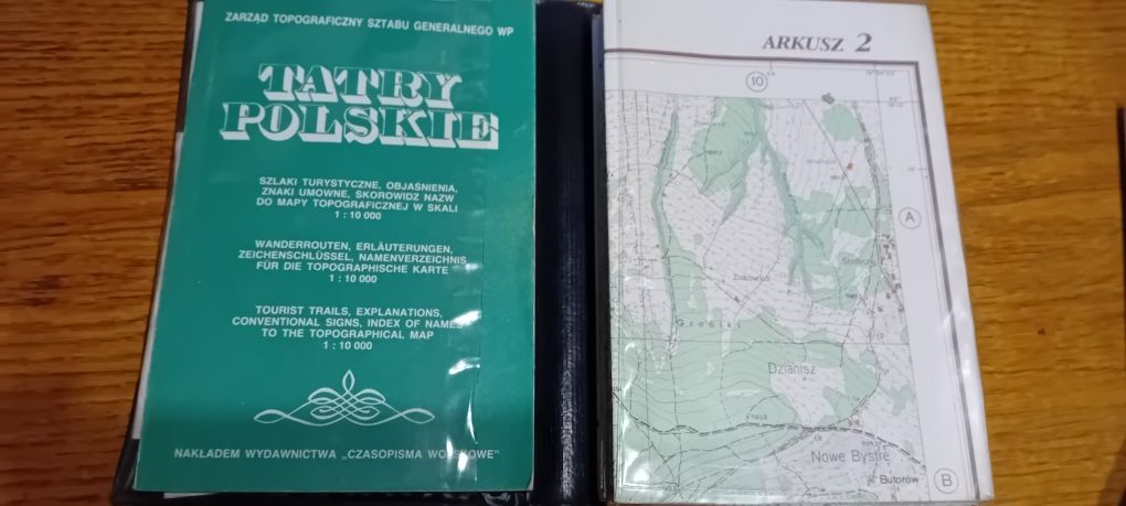 Zestaw Map I szlaków  turystycznych ok 25  polskich gór itp