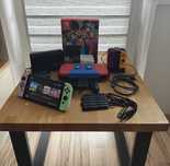 Konsola Nintendo Switch OLED + 4 dodatkowe Joy Con + ładowarka + etui