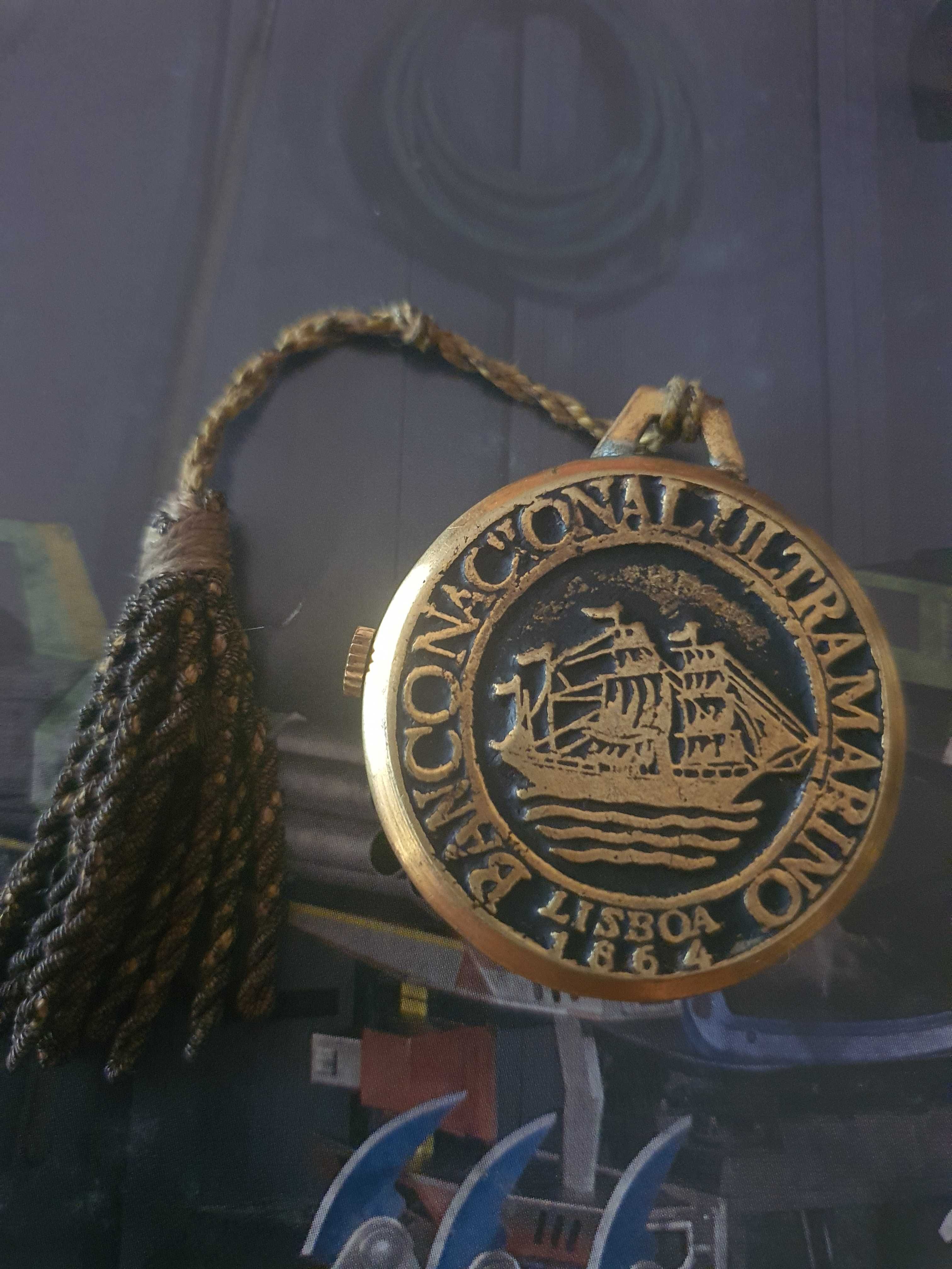 Relógio de bolso "Hormise" do Banco Nacional Ultra Marino Lisboa 1864