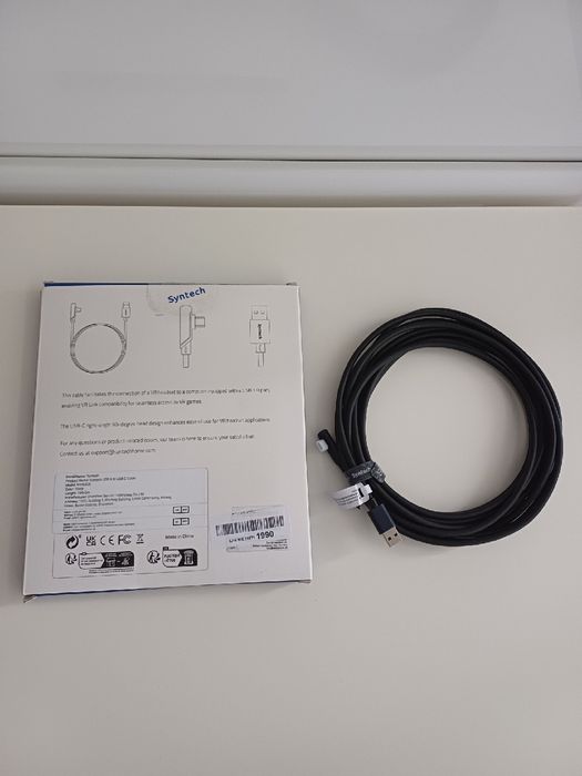 Kabel Usb Syntech Link 5 m Kompatybilny z Akcesoriami Oculus/Meta