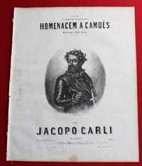 Homenagem a Camões música de Jacopo Carli, Porto