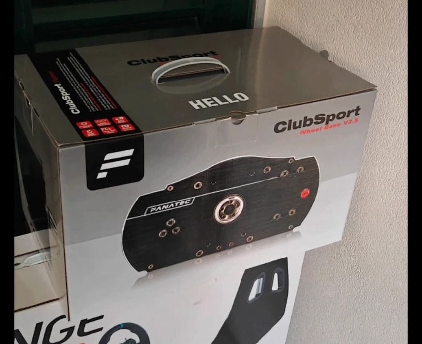 Fanatec clubsport v2 Pedais + Clubsport V2,5 base