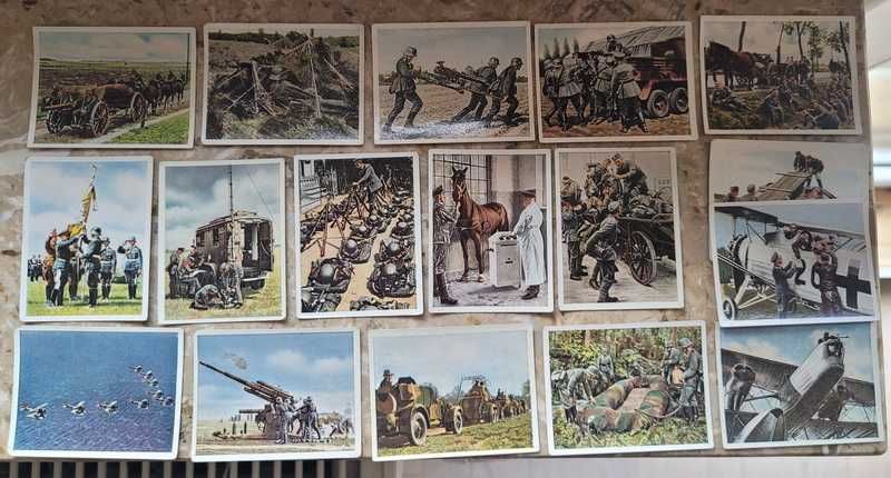 Wklejki z papierosów iii rzesza wehrmacht