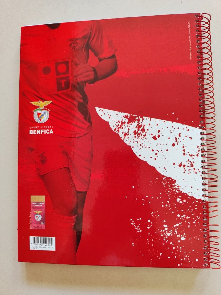 Caderno Escolar - SLB - Benfica - Produto  Oficial (Novo)