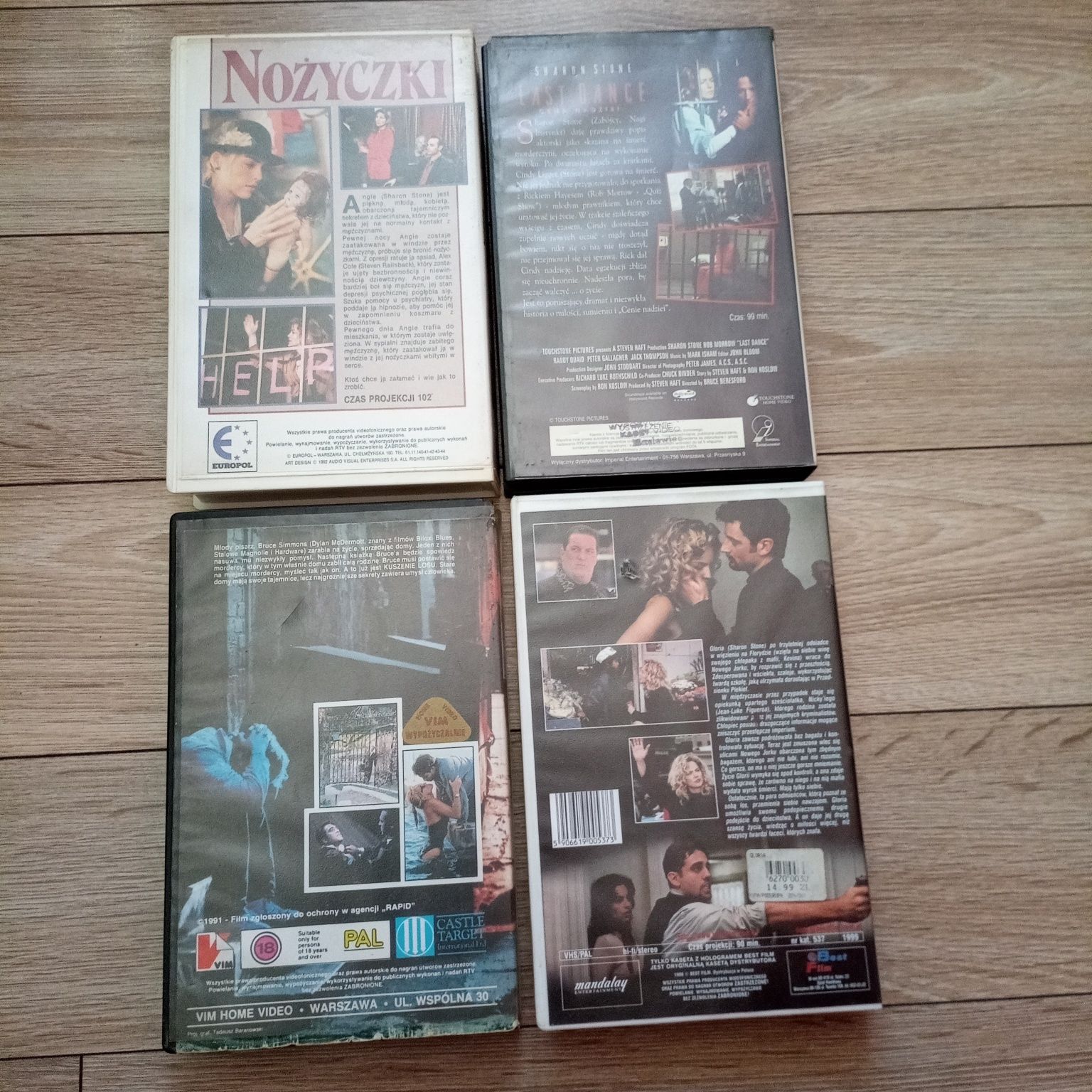 Sharon Strone zestaw filmów VHS