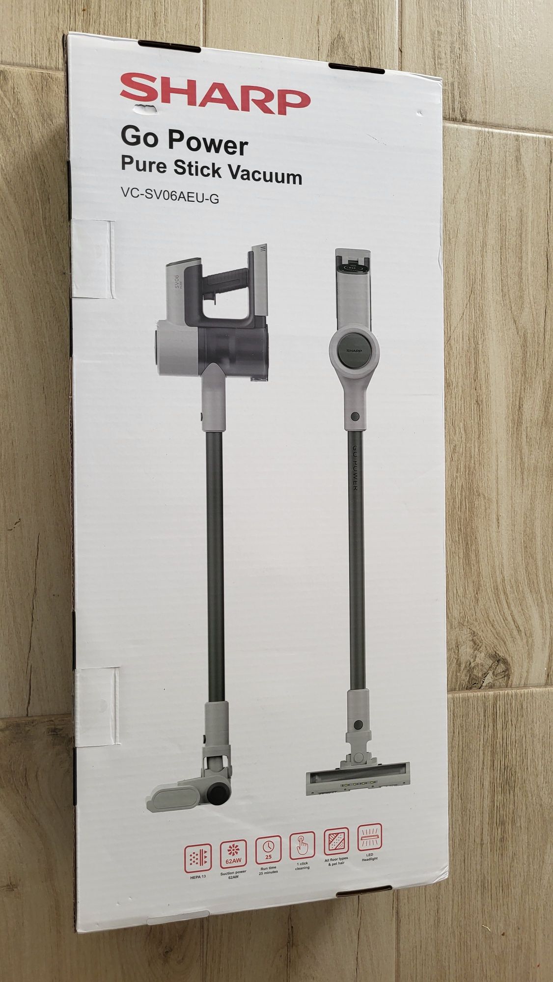 Nowy odkurzacz pionowy Sharp Go Power VC--SV06AEU-G