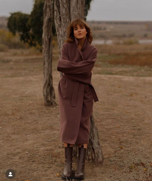 Пальто зимове двубортне українського бренду Topalto