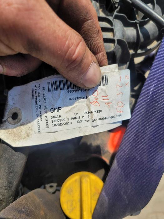 Silnik B4D411 Dacia Sandero Logan Clio V Thalia III Twingo III 1.0 SCE