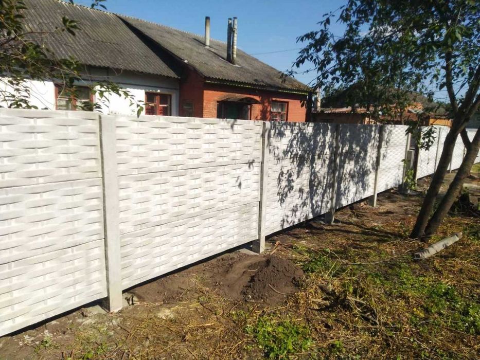 Еврозаборы из бетона