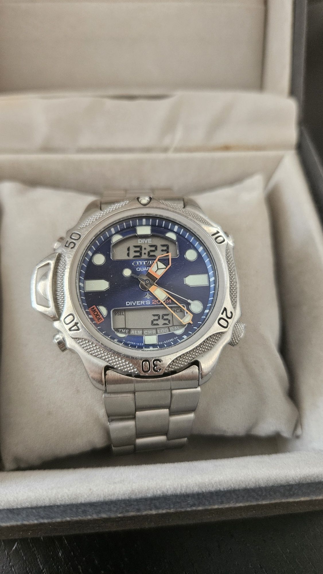 Raro relógio citizen aqualand c500