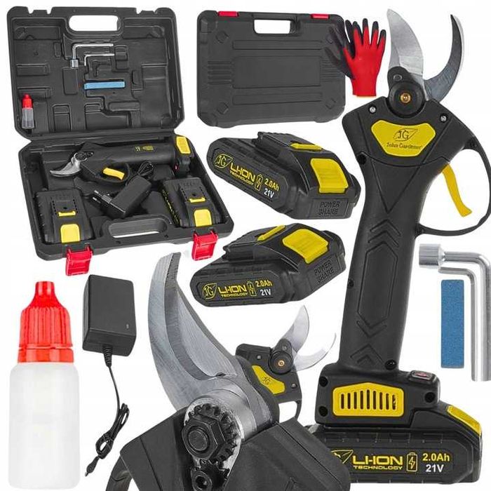 Sekator  Nożyce Do Żywopłotu Akumulatorowy Ogrodowy  Do Gałęzi