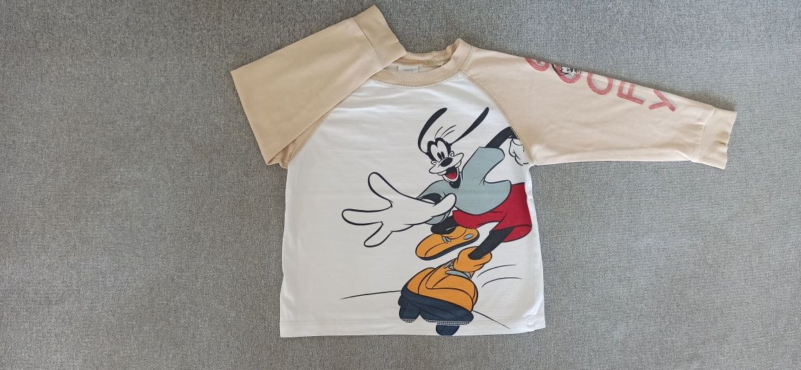 Komplet Bluzka + Spodnie Disney Myszka Miki Donald Nowy! R.98 + Gratis