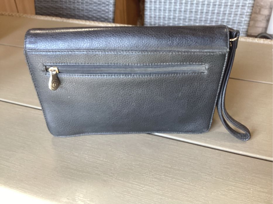 Барсетка кожаная