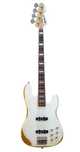 Nowa gitara basowa Markbass MBA-MB JP WHITE BATTERED 4 VG RW