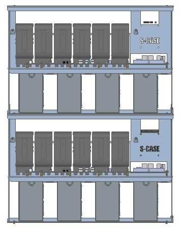 Obudowa serwerowa AI S-CASE 4 RAW / Serwer CASE pod krypto lub AI