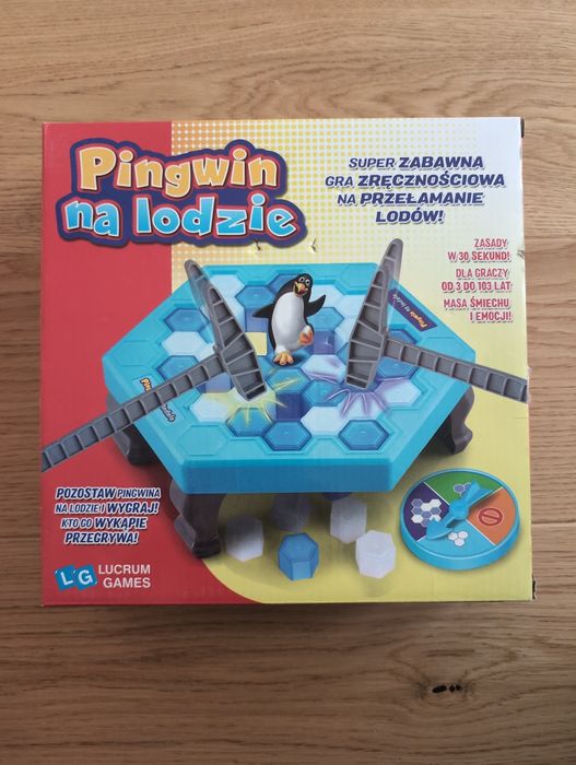 Pingwin Lodowej Pułapce Pingwinek Lodzie Opałach Gra Zręcznościowa
