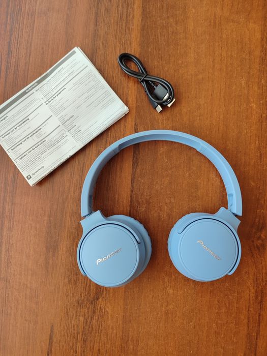 Słuchawki Pioneer niebieskie