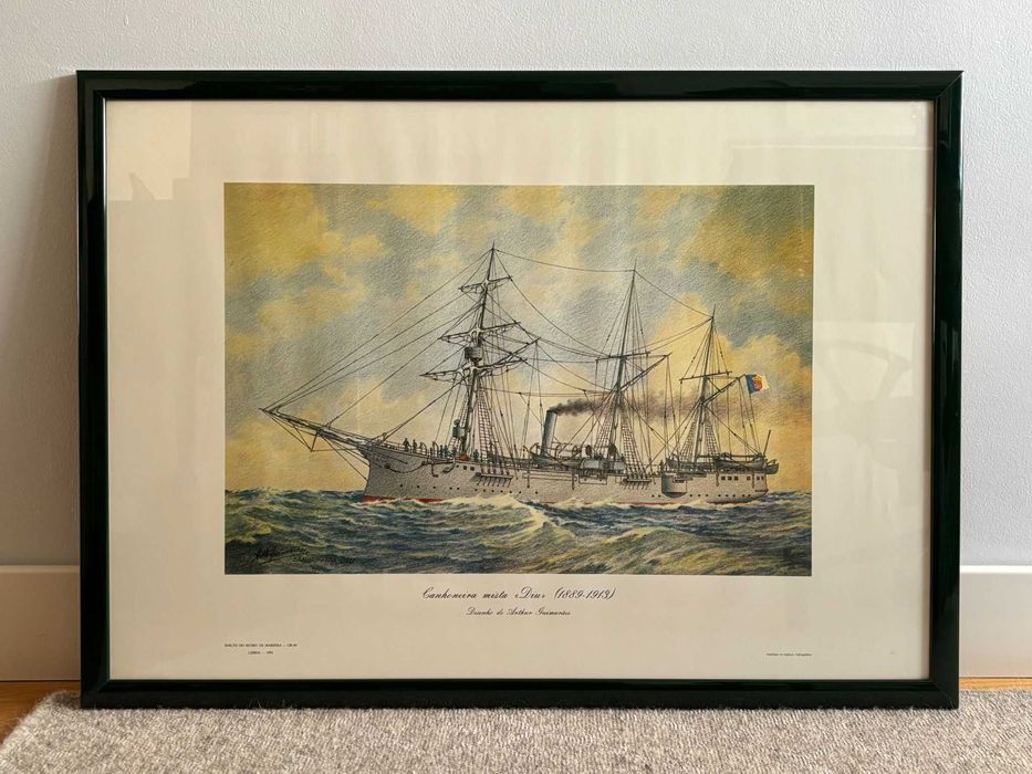 Gravuras emolduradas - Edição Museu de Marinha