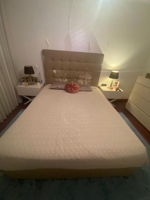 Cama Estofada 3 peças  160x200