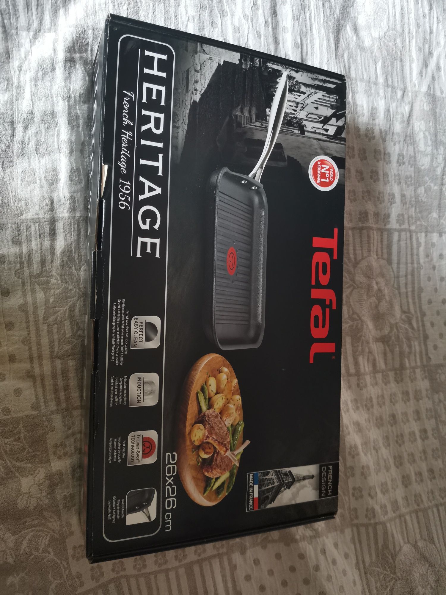 Сковородка гриль Tefal лімітованої серії Heritage, 26*26 см