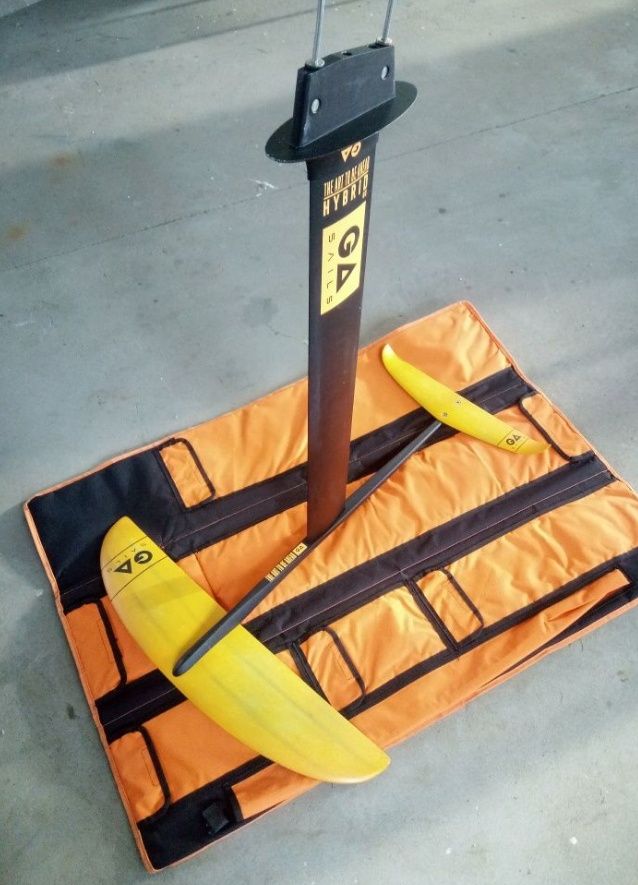 Zestaw Foil Gaastra + deska f2 + Gaastra 8.6+ Gun 9.5