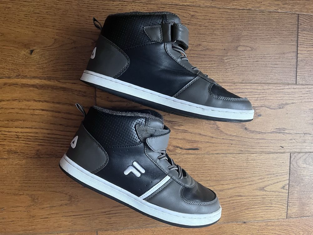 Buty chłopięce za kostkę na rzep FILA w r. 39