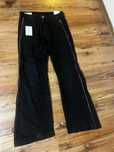 Zara flared jeans zip