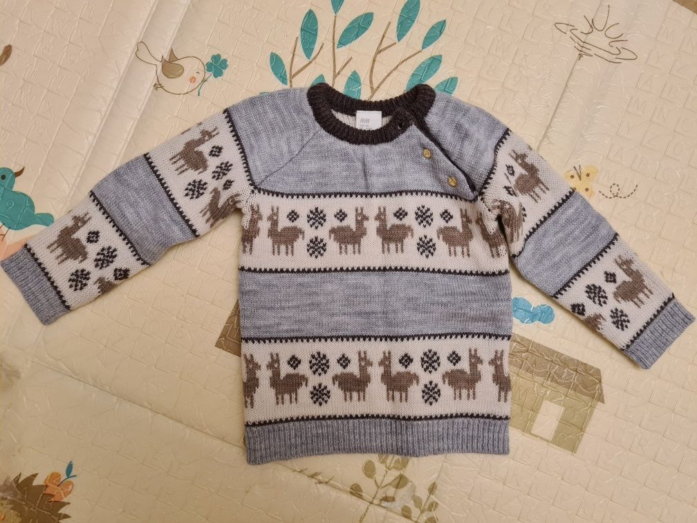 Новый шерстяной свитер H&M