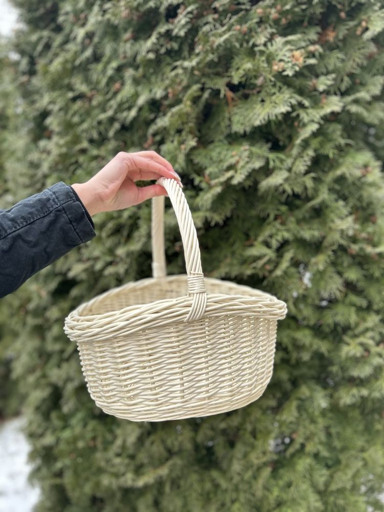 Кошики з відбіленої лози