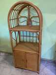 Etażerka ratanowa 600 x 400 x 1420 mm wys , miodowa
