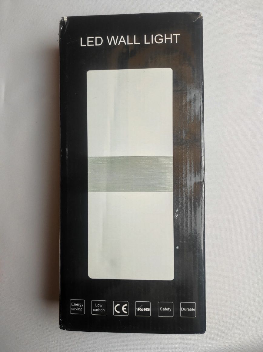 Glighone 12 W LED Wall Light Wewnętrzny kinkiet ciepłe światło