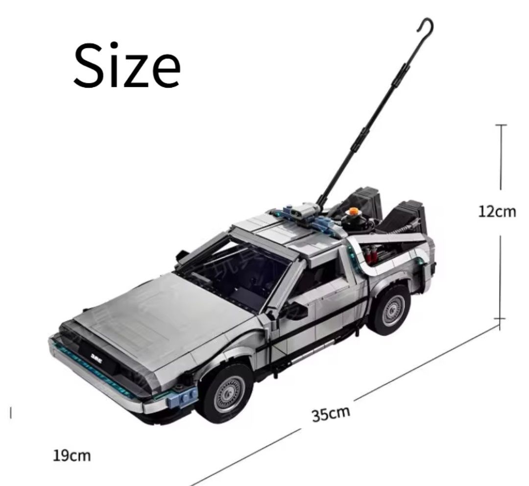Klocki DeLorean DMC-12 Wehikuł na wzór 10300 (Nie Lego)