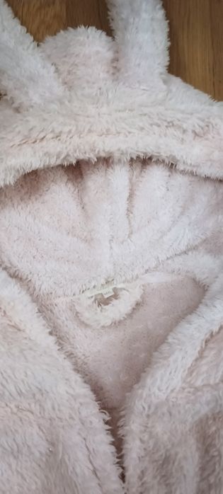 Szlafrok miś miękki futerko uszka