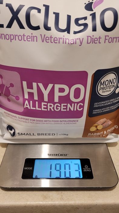 Exclusion karma hipoalergiczna monopropteinowa