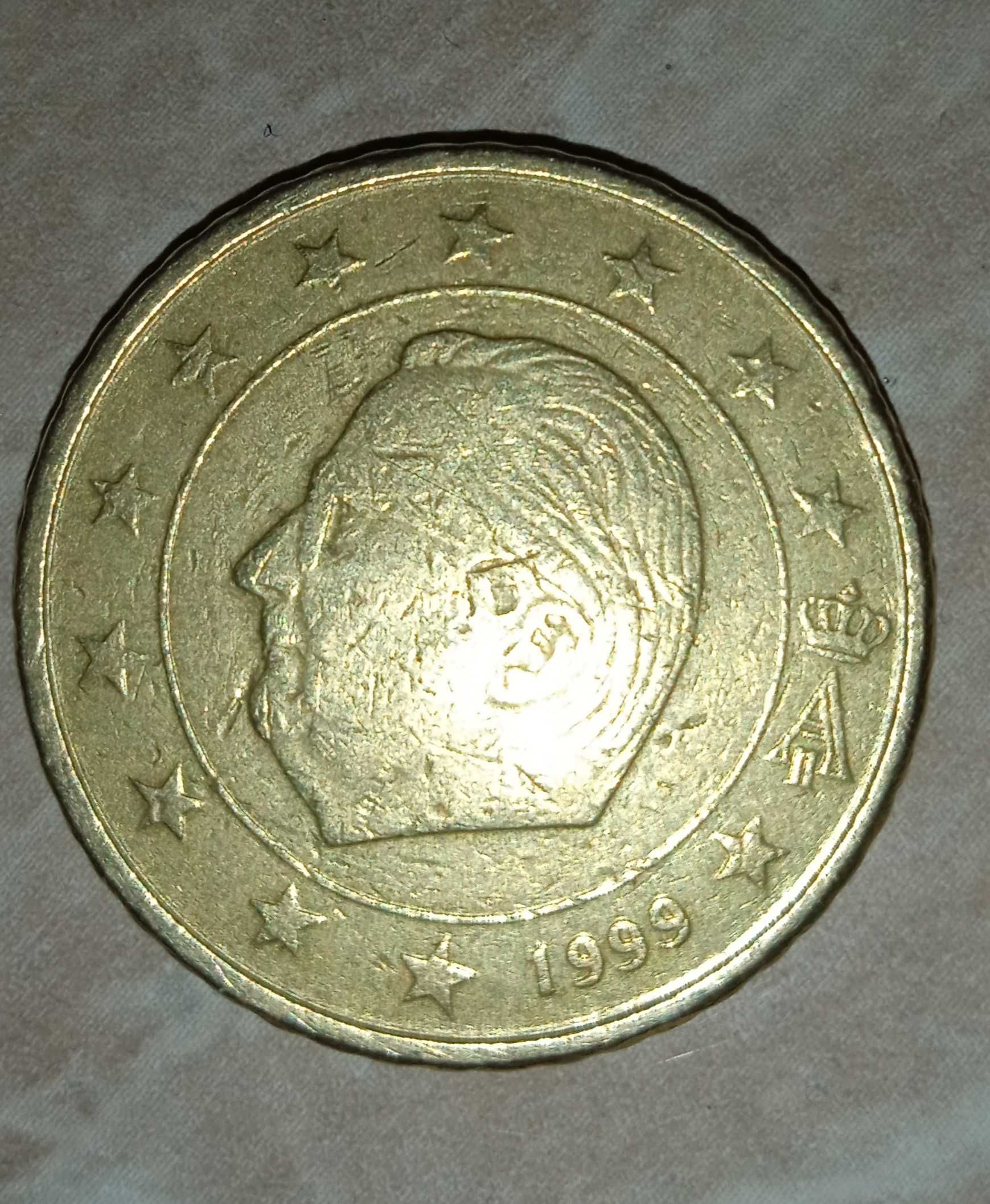 Sprzedam monetę  50 euro centówa z 1999