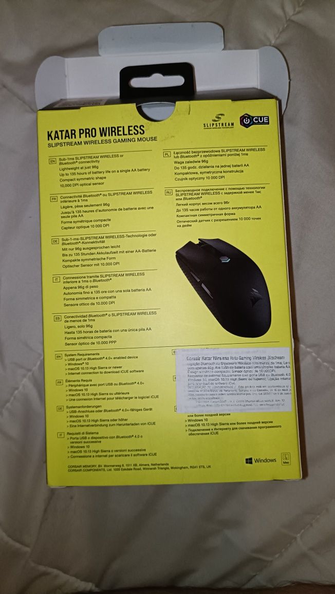 corsair katar pro wireless