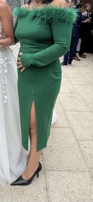 Vestido de cerimonia Verde