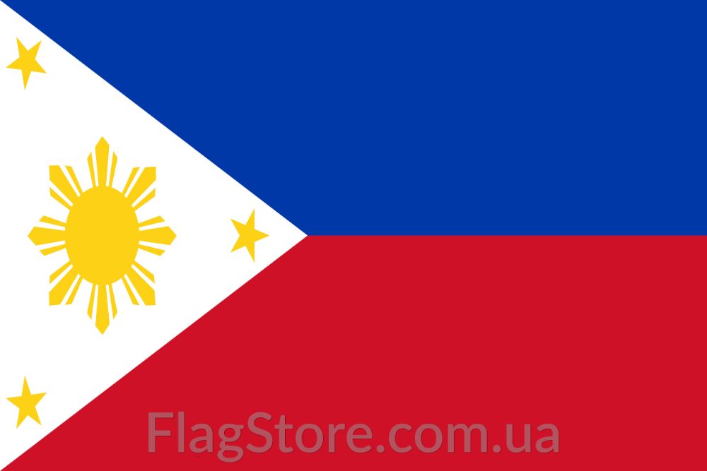 Прапор Філіппін, Ємену, Катару 150*90 см флаг Филиппин, Йемена, Катара