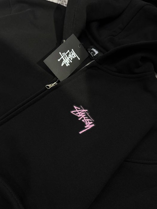 Zip hoodie stussy bape зип худи стуси бейп