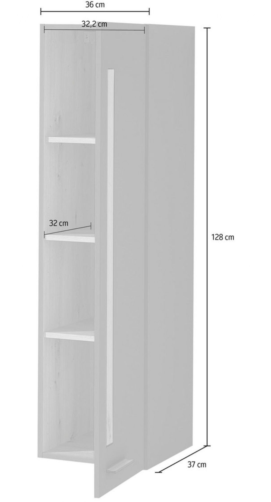 Szafka wisząca loft two