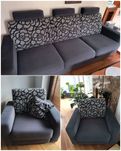 Sofa + 2 fotele komplet zestaw mebli kanapa transport