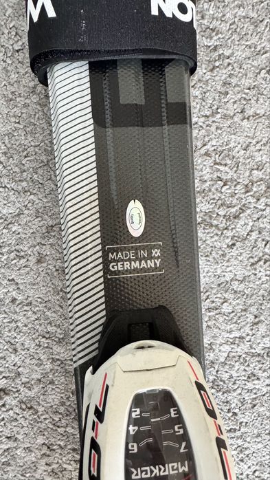 Narty Volkl RTM JR 140 cm + wiązania Marker, stan bdb