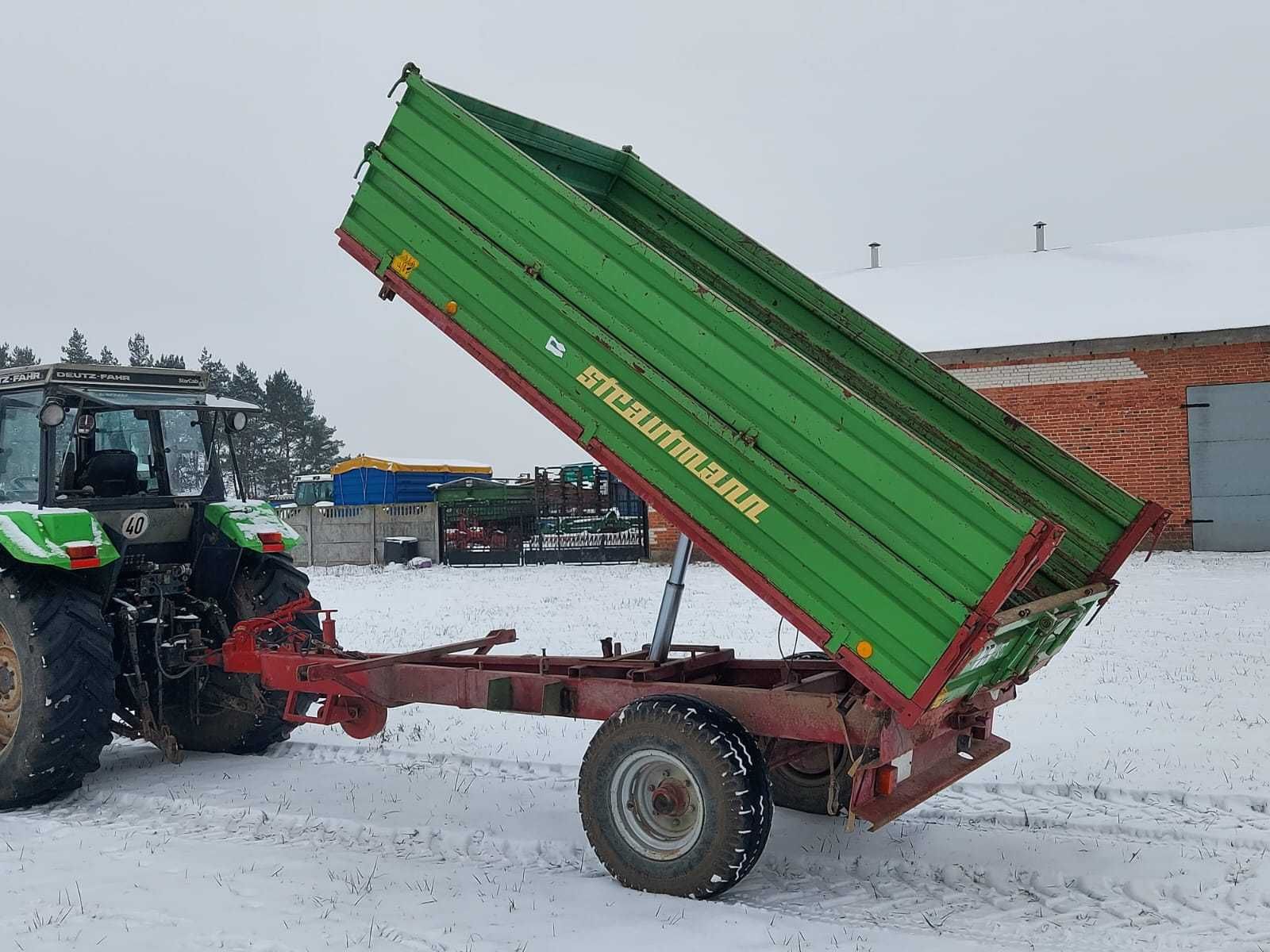 Przyczepa Jednoosiowa  Strautmann 5 ton