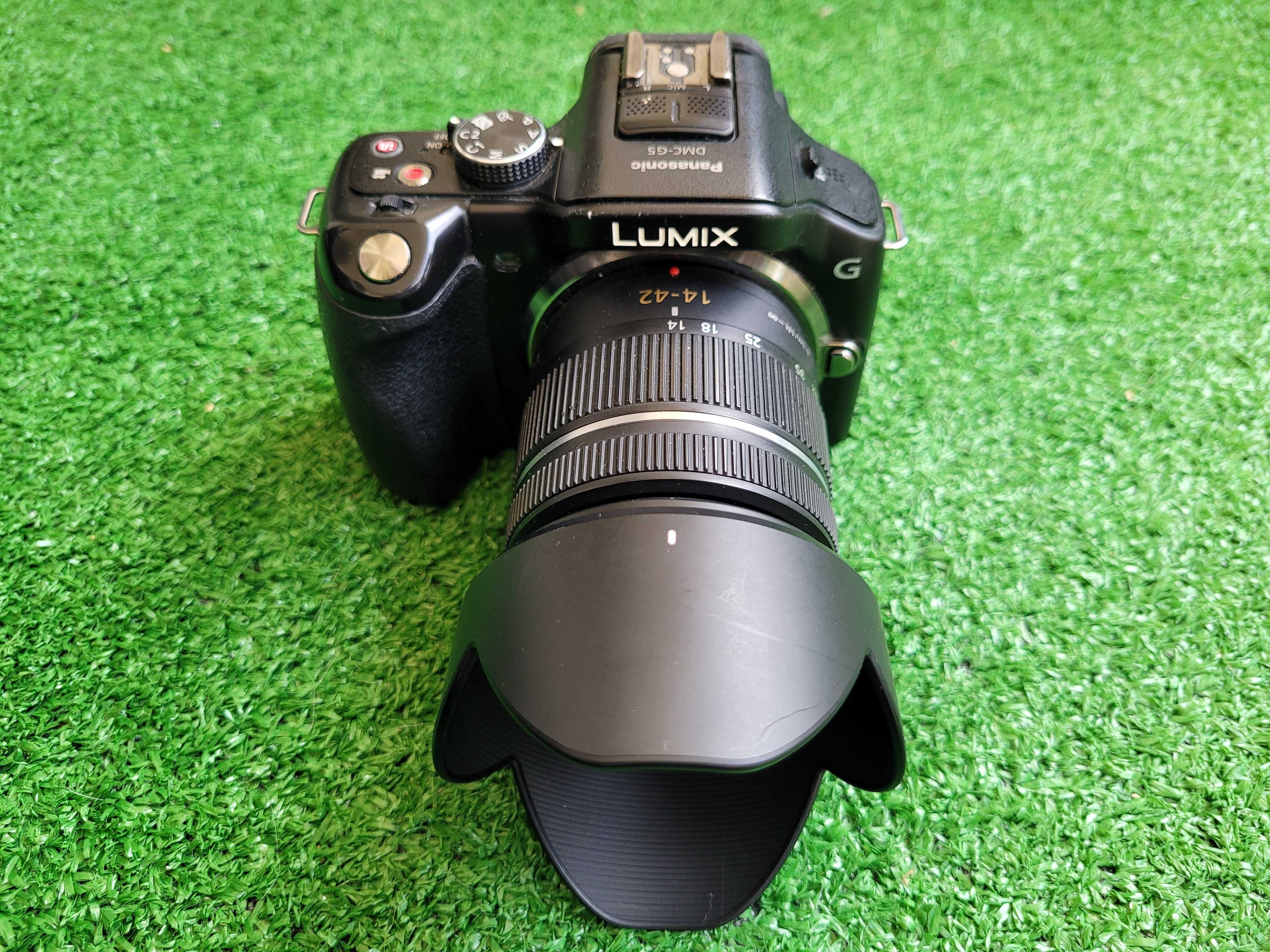 Aparat fotograficzny Panasonic Lumix DMC-G5 + obiektyw 14-42 f/3,6-5,6