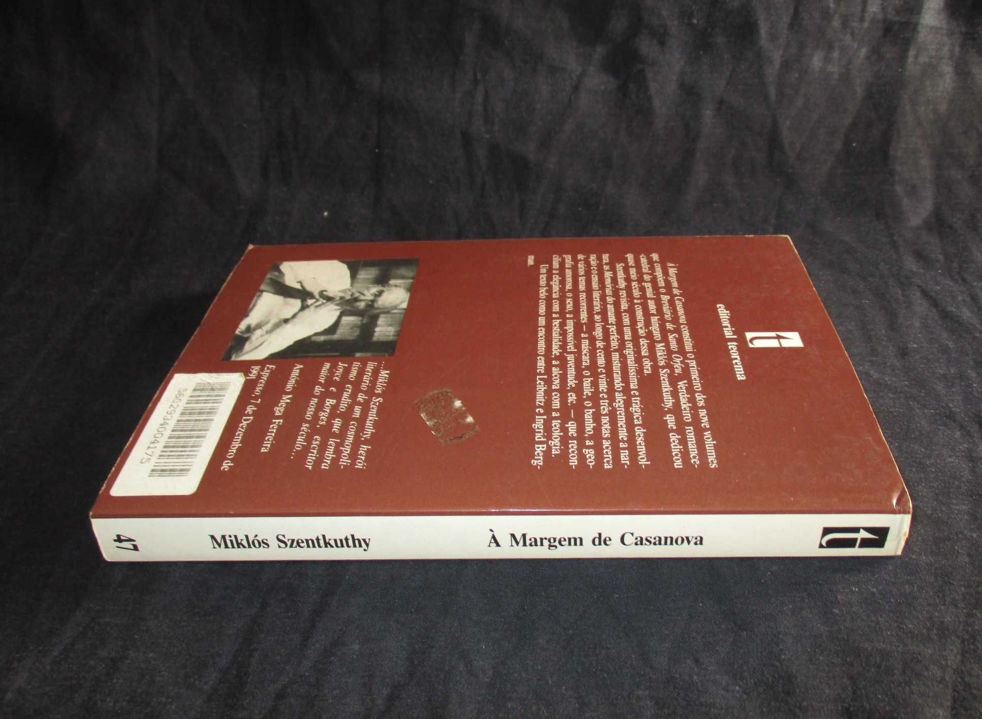 Livro À Margem de Casanova Miklos Szentkuthy
