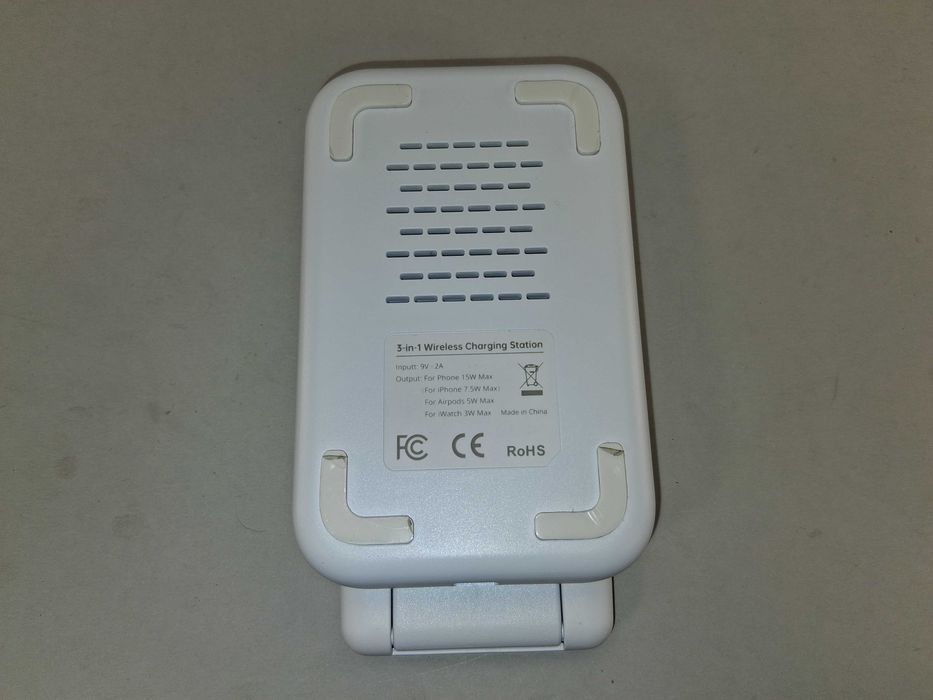 N218 Stacja Ładująca Indukcyjna Wireless Charger 3W1 do iPhone Watch